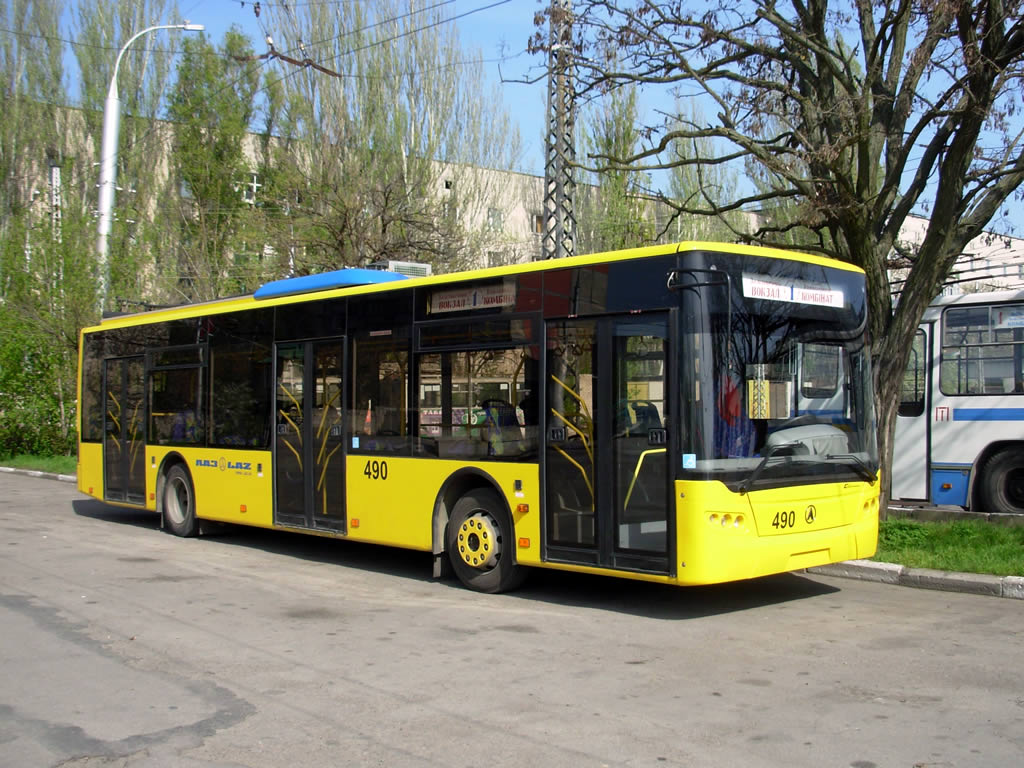 Херсон, ЛАЗ E183D1 № 490