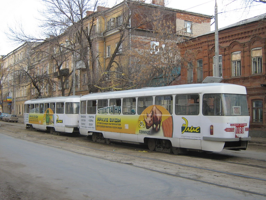 Самара, Tatra T3SU № 1188; Самара — Конечные станции и кольца (трамвай)