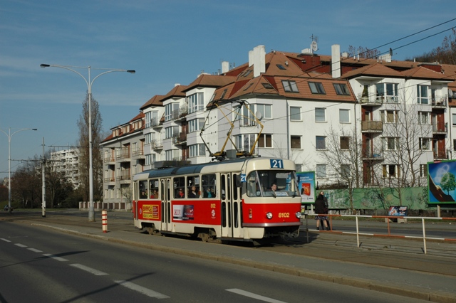 Прага, Tatra T3M № 8102