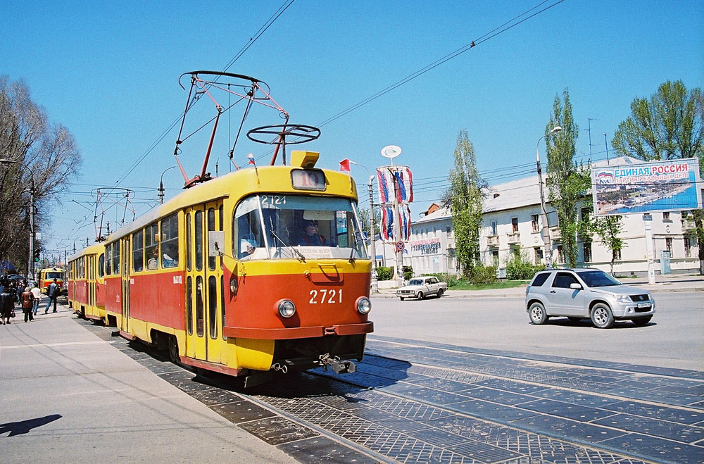 Volgograd, Tatra T3SU № 2721; Volgograd, Tatra T3SU № 2722 Volgograd, Tatra T3SU № 2721; Volgograd, Tatra T3SU № 2722