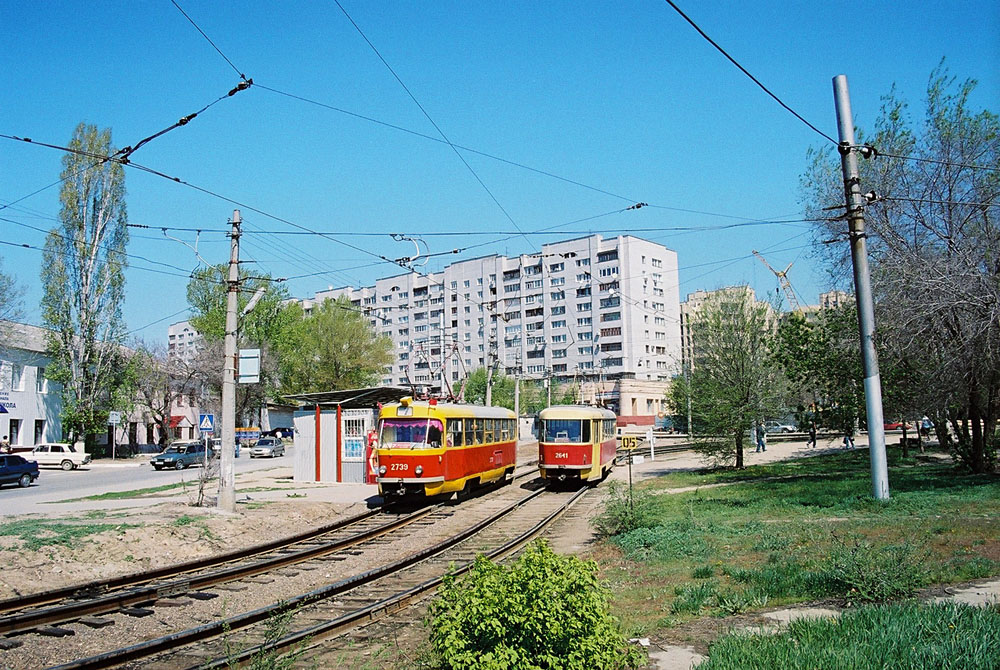 Волгоград, Tatra T3SU № 2739; Волгоград, Tatra T3SU (двухдверная) № 2641