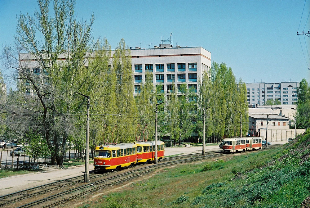 Волгоград, Tatra T3SU (двухдверная) № 2688; Волгоград, Tatra T3SU (двухдверная) № 2689