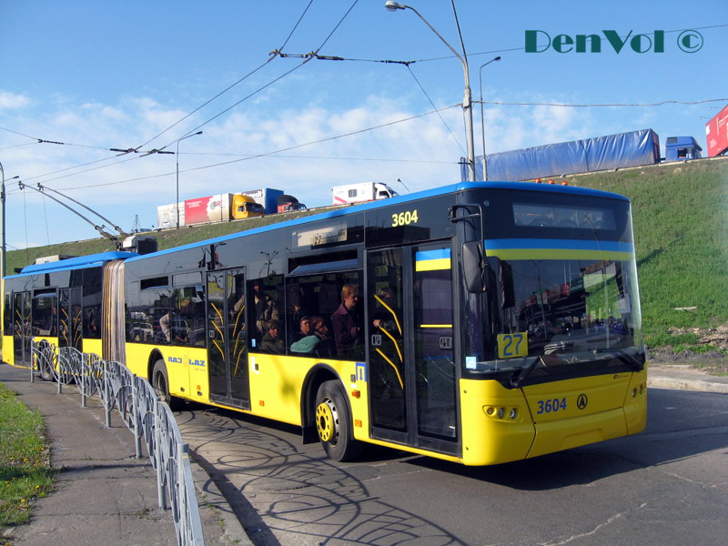 Киев, ЛАЗ E301D1 № 3604