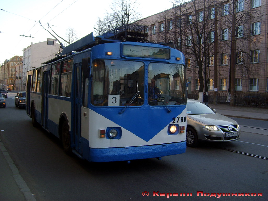 Санкт-Петербург, ЗиУ-682В-012 [В0А] № 2759