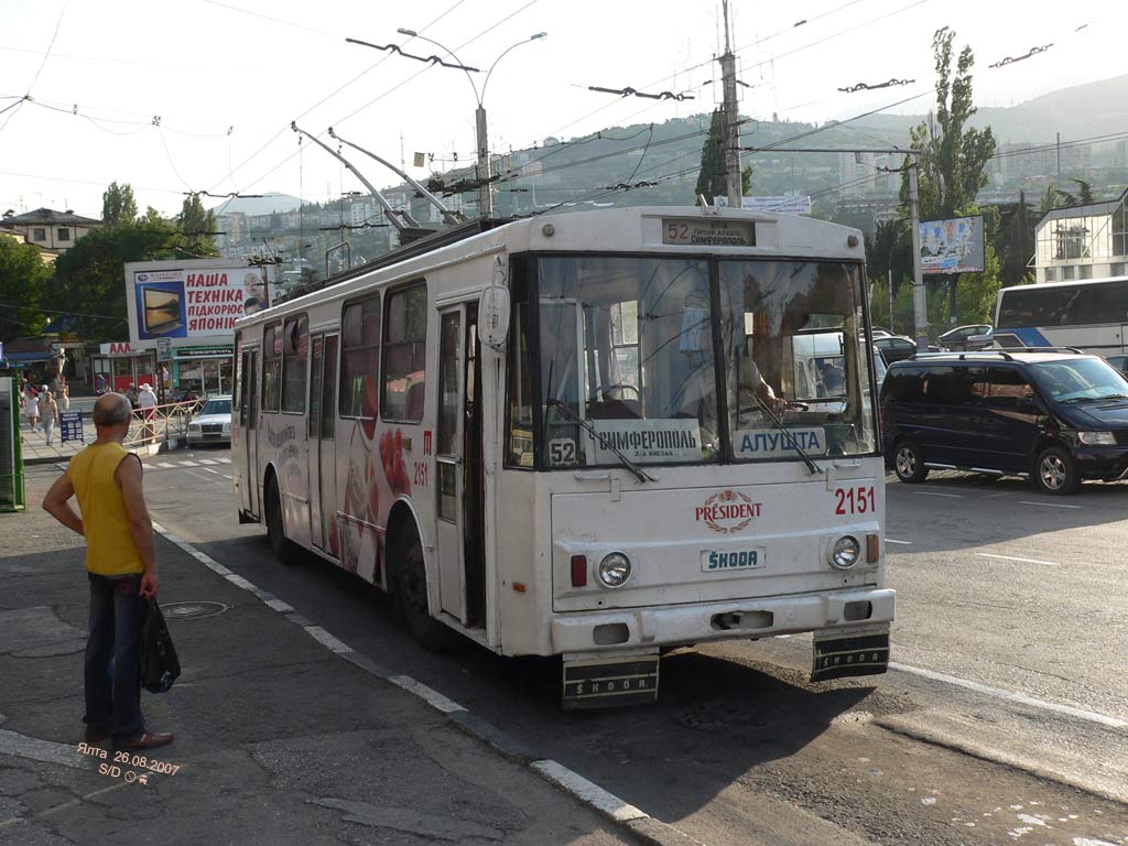 Крымский троллейбус, Škoda 14Tr11/6 № 2151