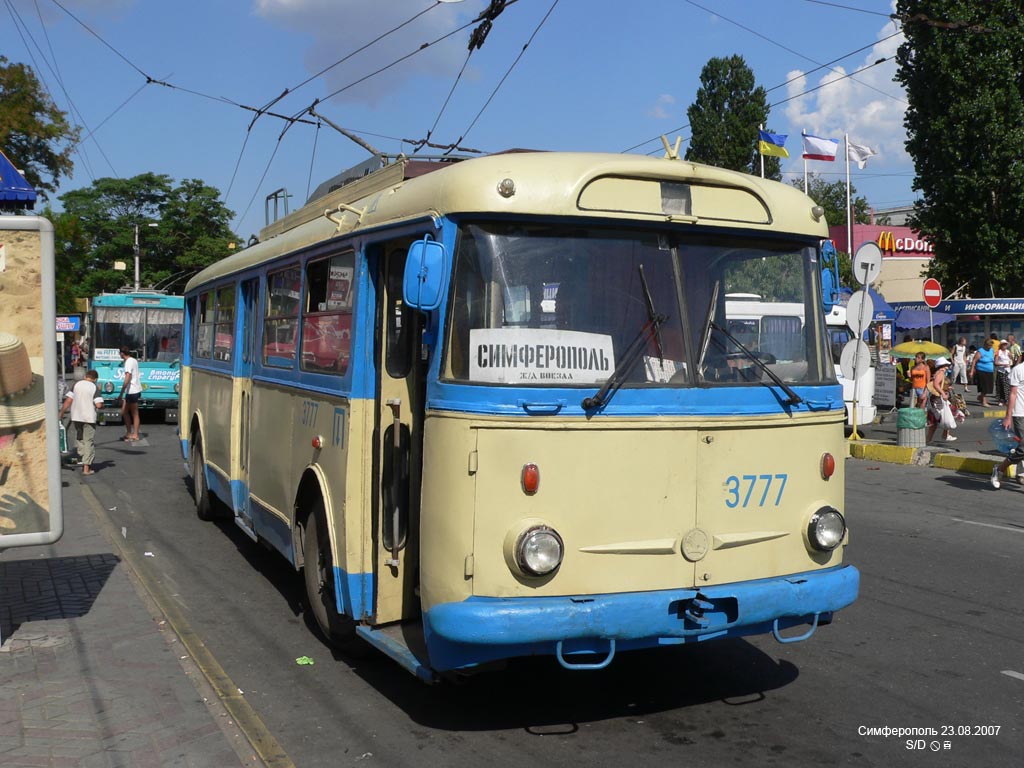 Крымский троллейбус, Škoda 9TrH29 № 3777