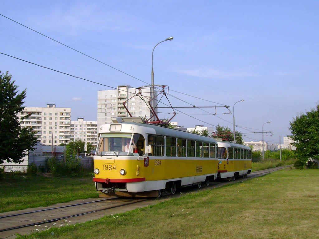 Moskva, Tatra T3SU Br. 1984 Moskva, Tatra T3SU Br. 1984