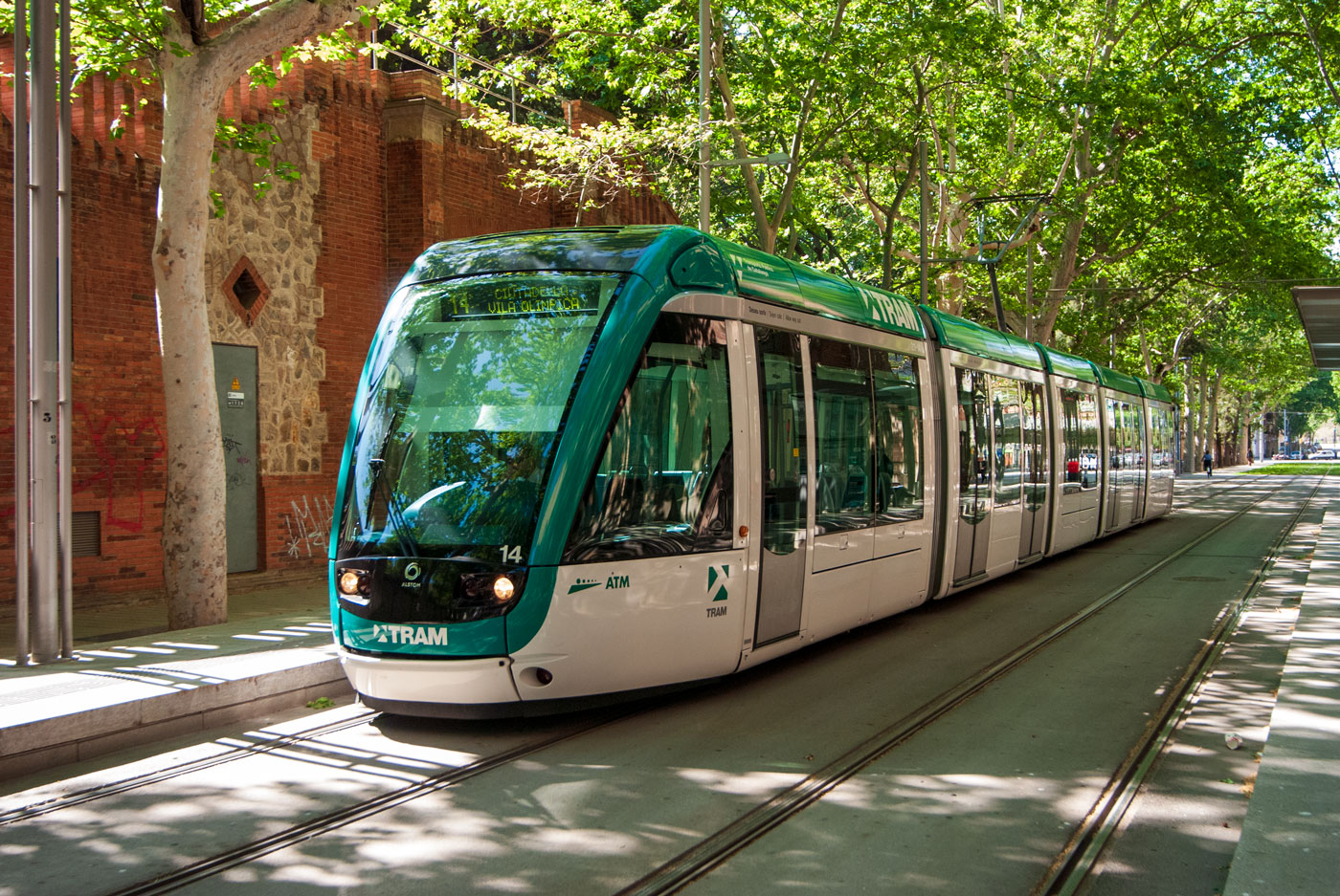 Барселона, Alstom Citadis 302 № 14