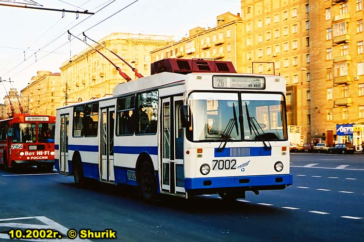 Москва, МТрЗ-6223-0000010 № 7002 Москва, МТрЗ-6223-0000010 № 7002