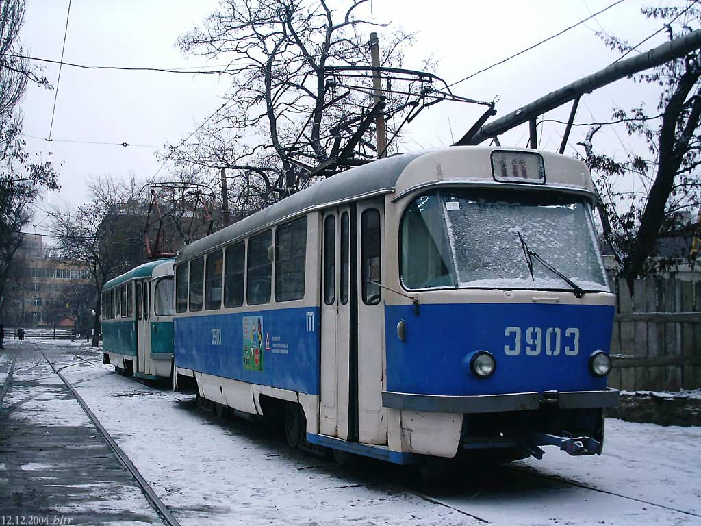 Донецк, Tatra T3SU (двухдверная) № 3903