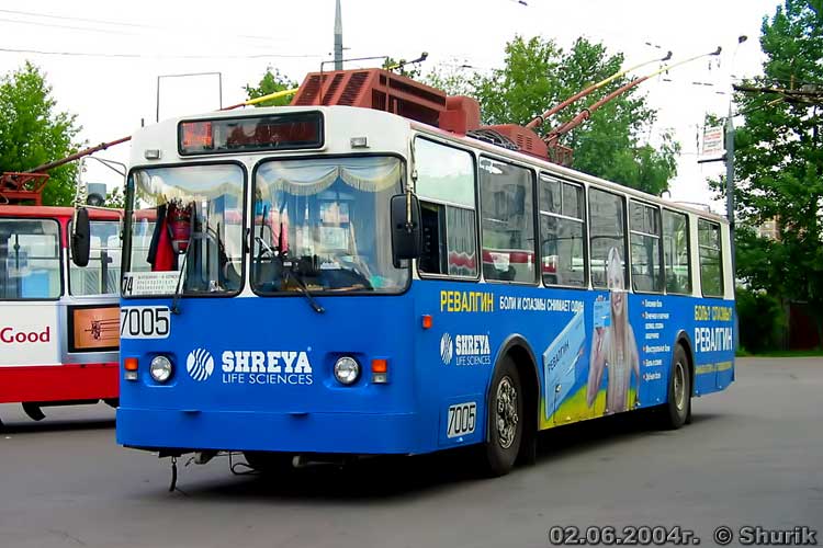 Москва, Нижтролл (ЗиУ-682Г) № 7005