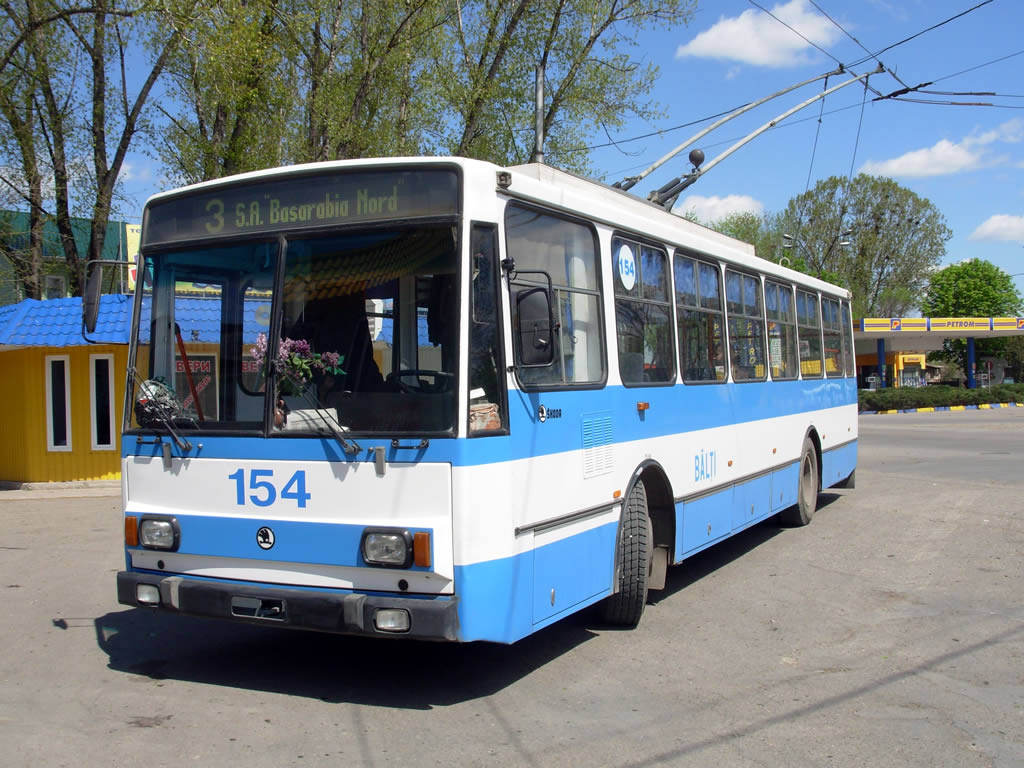 Бельцы, Škoda 14Tr13/6M № 154
