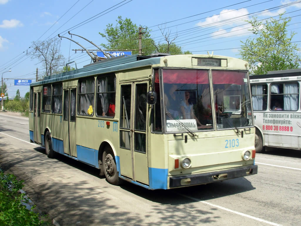 Крымский троллейбус, Škoda 14Tr89/6 № 2103