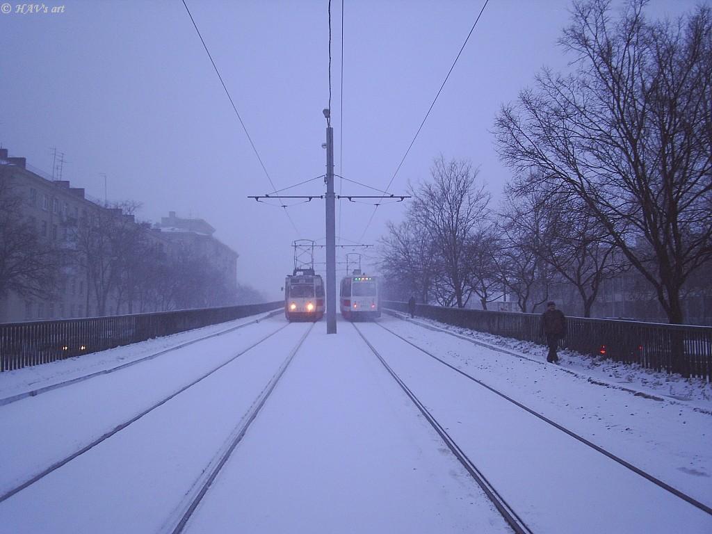 Sankt Petersburg — Tram lines and infrastructure