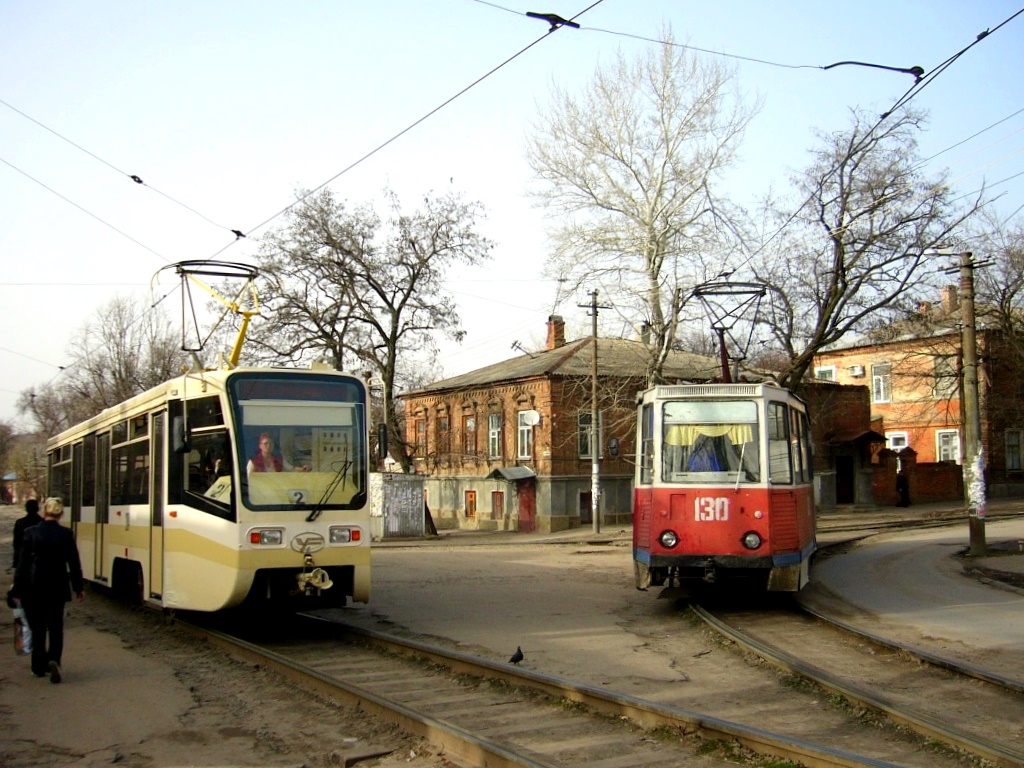 Novocherkassk, 71-619K № 204; Novocherkassk, 71-605 (KTM-5M3) № 130