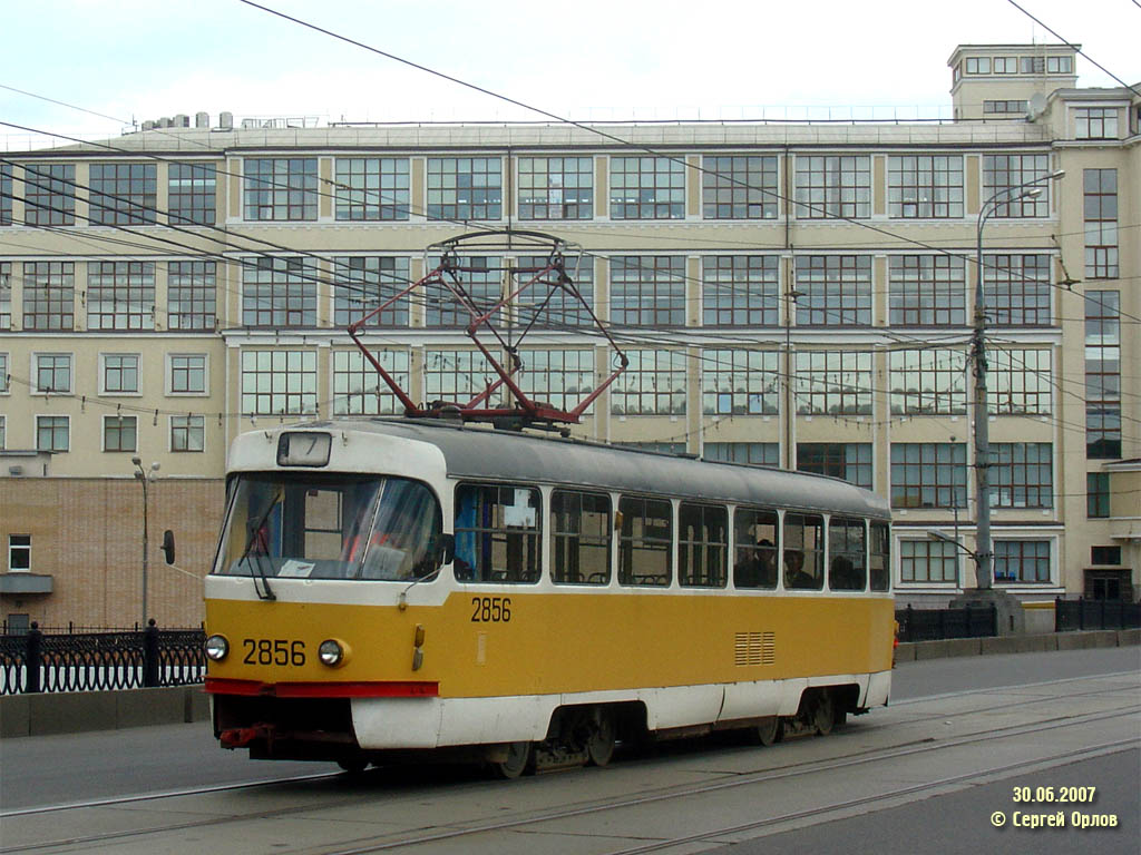 Москва, Tatra T3SU № 2856