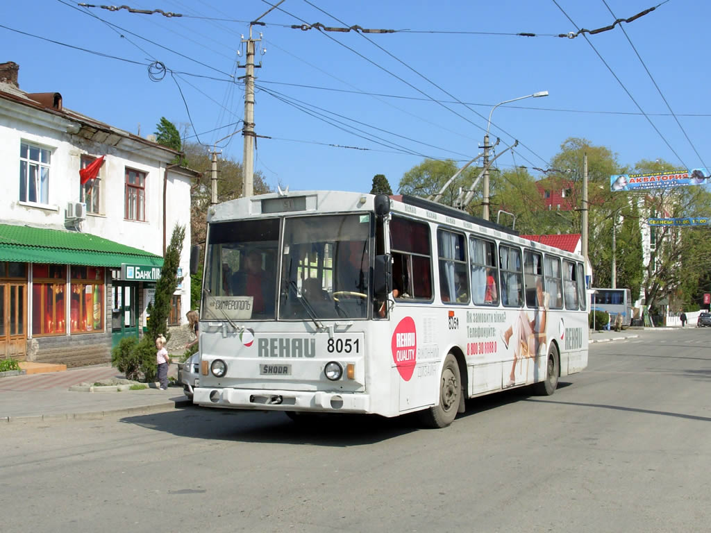 Крымский троллейбус, Škoda 14Tr02/6 № 8051