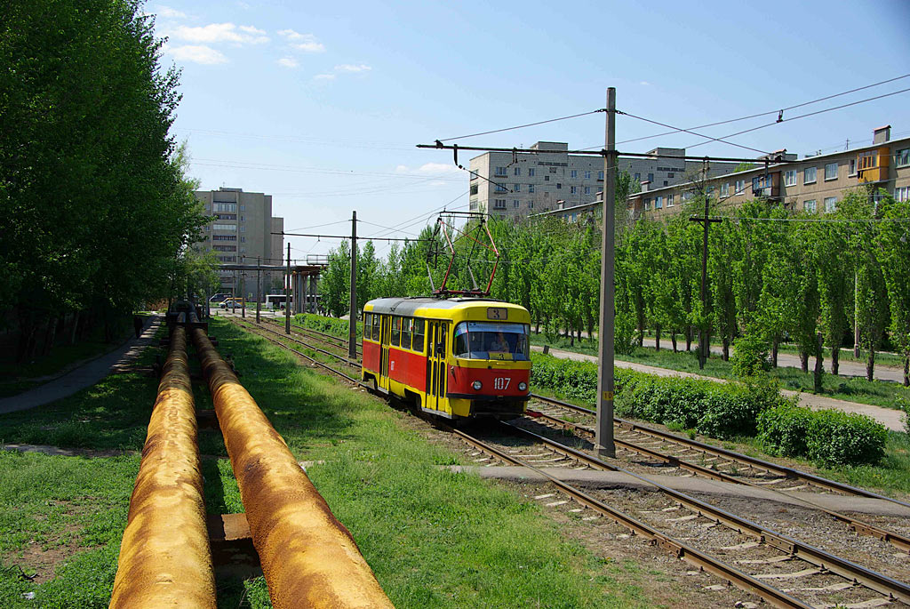 Волжский, Tatra T3SU № 107