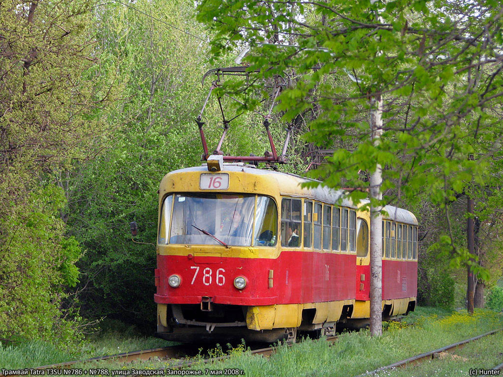 Zaporižja, Tatra T3SU № 786; Zaporižja, Tatra T3SU № 788