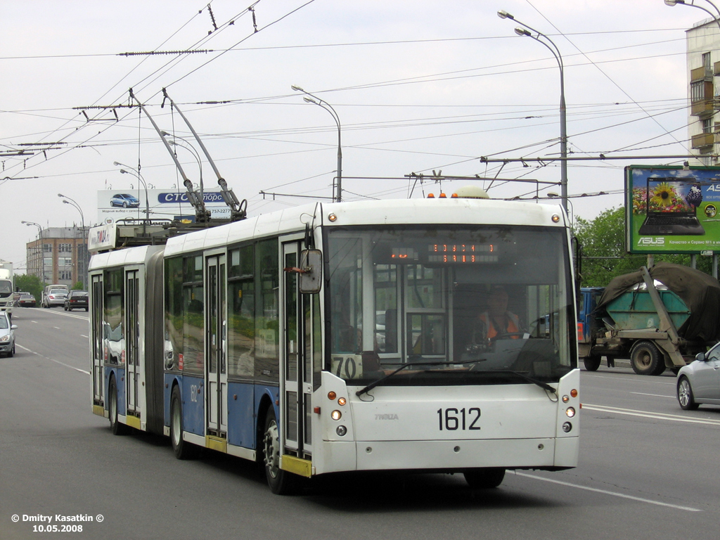 Москва, Тролза-6206.00 «Мегаполис» № 1612