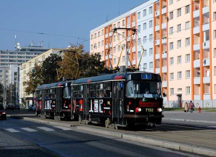 Прага, Tatra T3SUCS № 7152