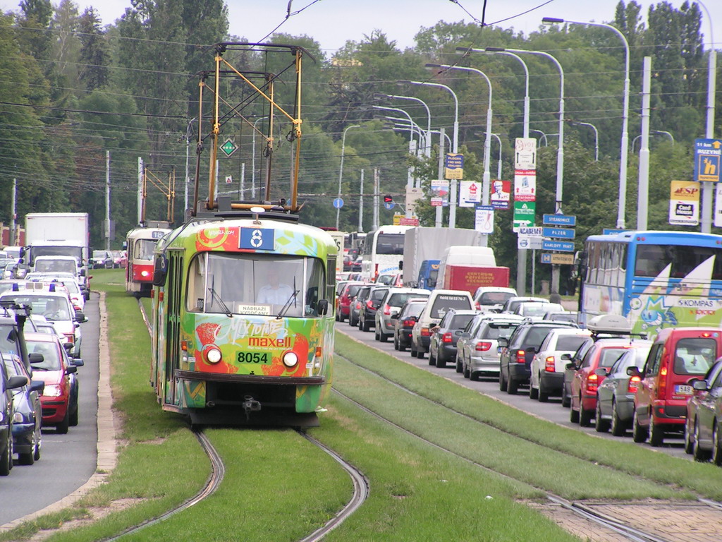 Прага, Tatra T3M № 8054