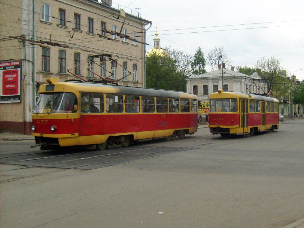 Орёл, Tatra T3SU № 077