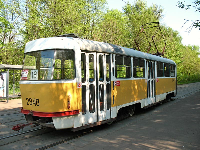 Москва, Tatra T3SU № 2948