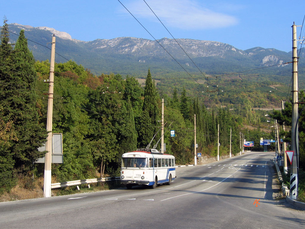 Krimmi trollid (Simferopol - Alušta - Jalta), Škoda 9TrH27 № 7709