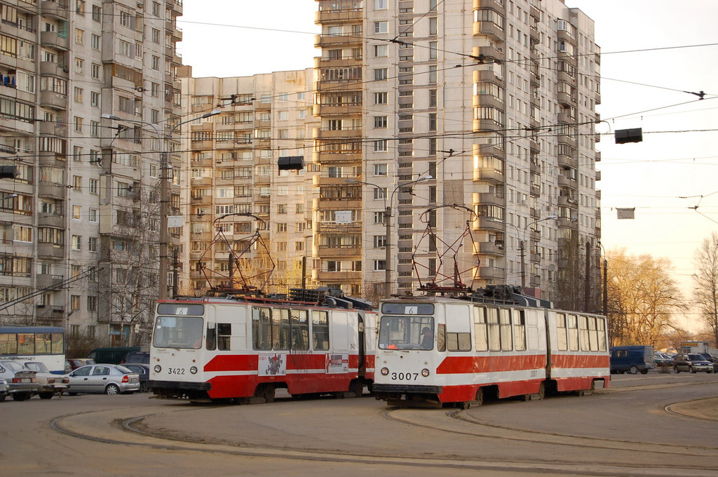 Санкт-Петербург, ЛВС-86К № 3007; Санкт-Петербург, ЛВС-86К № 3422