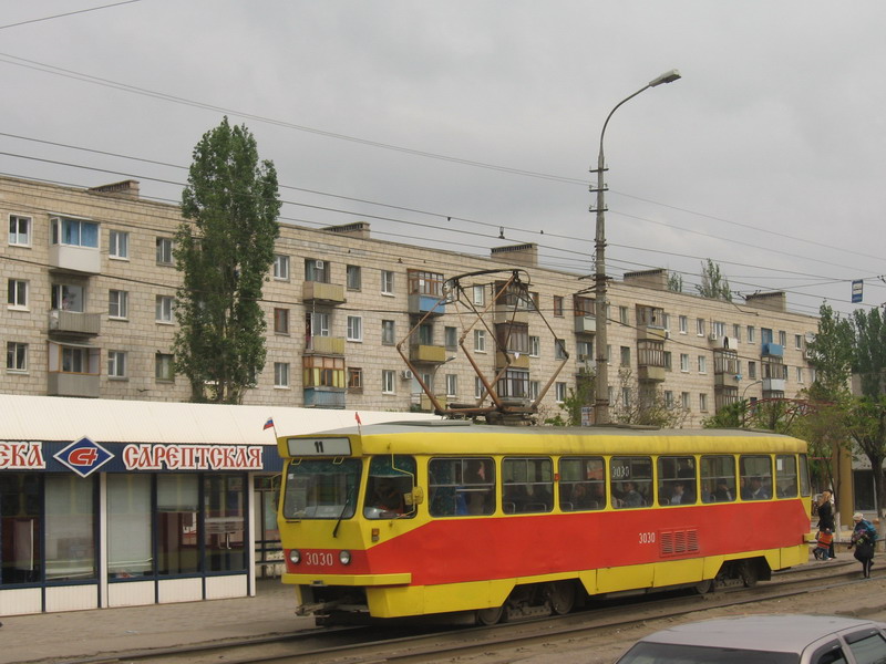Волгоград, Tatra T3SU мод. ВЗСМ № 3030