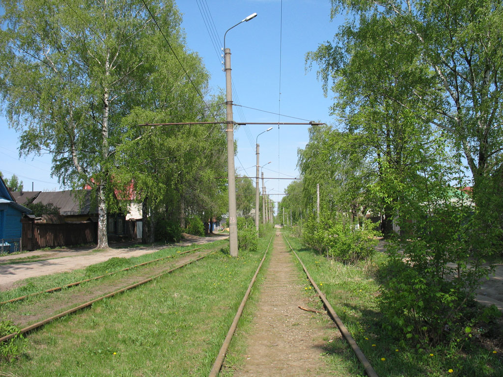 Ivanovo — Tram line to “Melanzevyi kombinat”