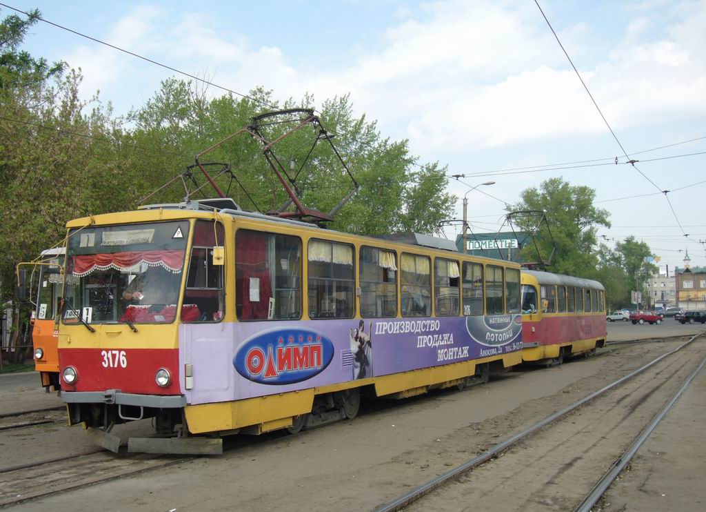 Барнаул, Tatra T6B5SU № 3176