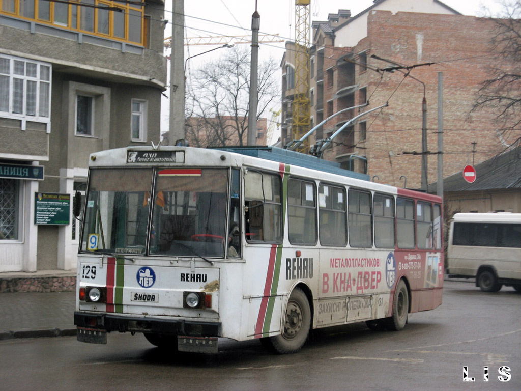 Івано-Франківськ, Škoda 14Tr02 № 129 Івано-Франківськ, Škoda 14Tr02 № 129