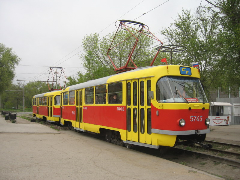 Volgograd, Tatra T3SU № 5745; Volgograd, Tatra T3SU № 5746