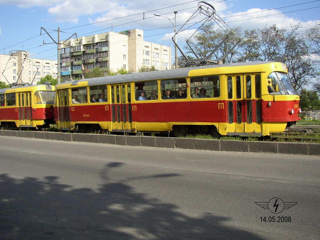 Киев, Tatra T3SU № 5598