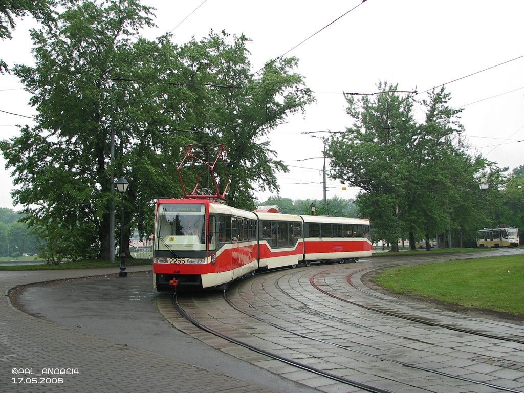 Москва, Tatra KT3R № 2255