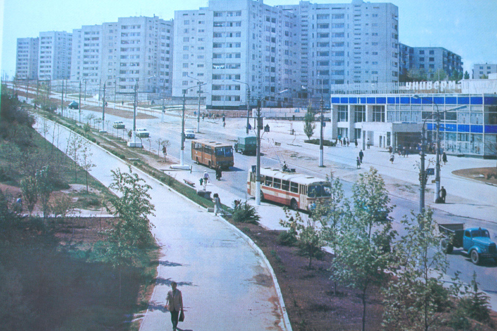 Севастополь, ЗиУ-5Д № 1350; Севастополь — Исторические фотографии троллейбусов; Севастополь — Троллейбусные линии и кольца