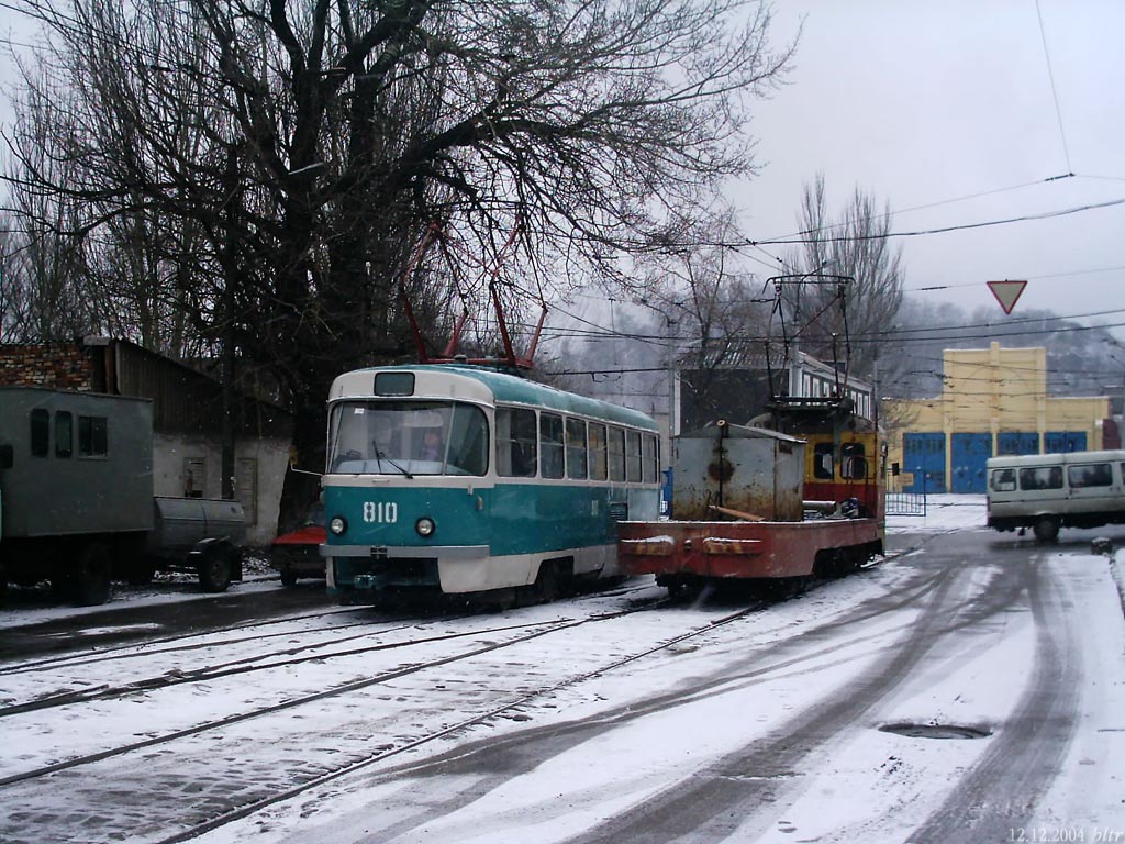 Донецк, Tatra T3SU (двухдверная) № 810