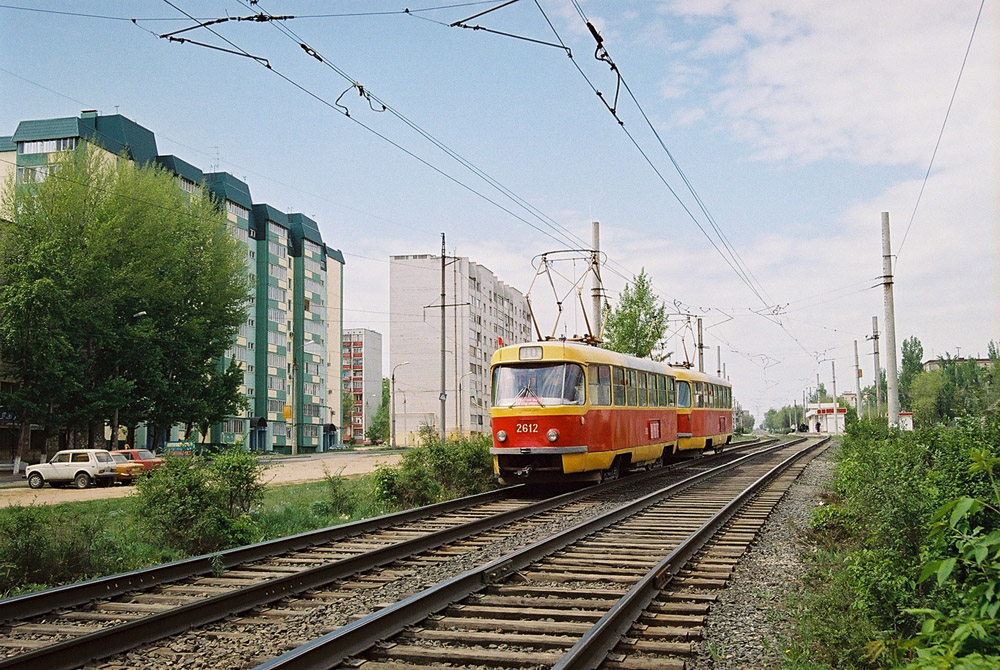 Волгоград, Tatra T3SU (двухдверная) № 2612; Волгоград, Tatra T3SU (двухдверная) № 2638