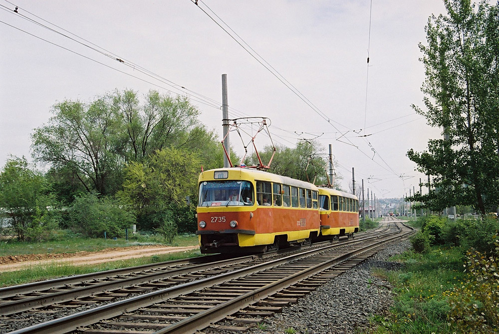 Волгоград, Tatra T3SU № 2735; Волгоград, Tatra T3SU № 2736