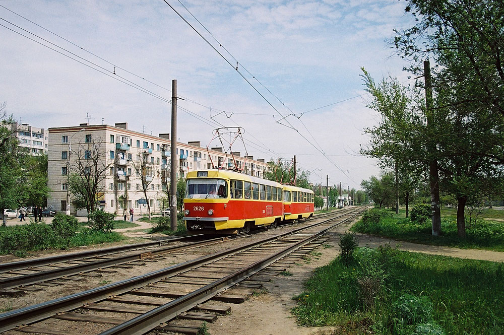 Volgográd, Tatra T3SU (2-door) — 2626; Volgográd, Tatra T3SU (2-door) — 2627