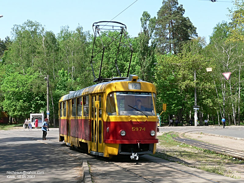 Киев, Tatra T3SU № 5974