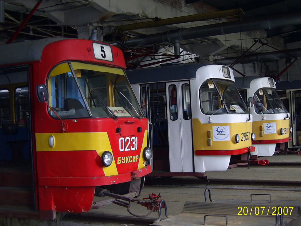 Москва, Tatra T3SU № 0231
