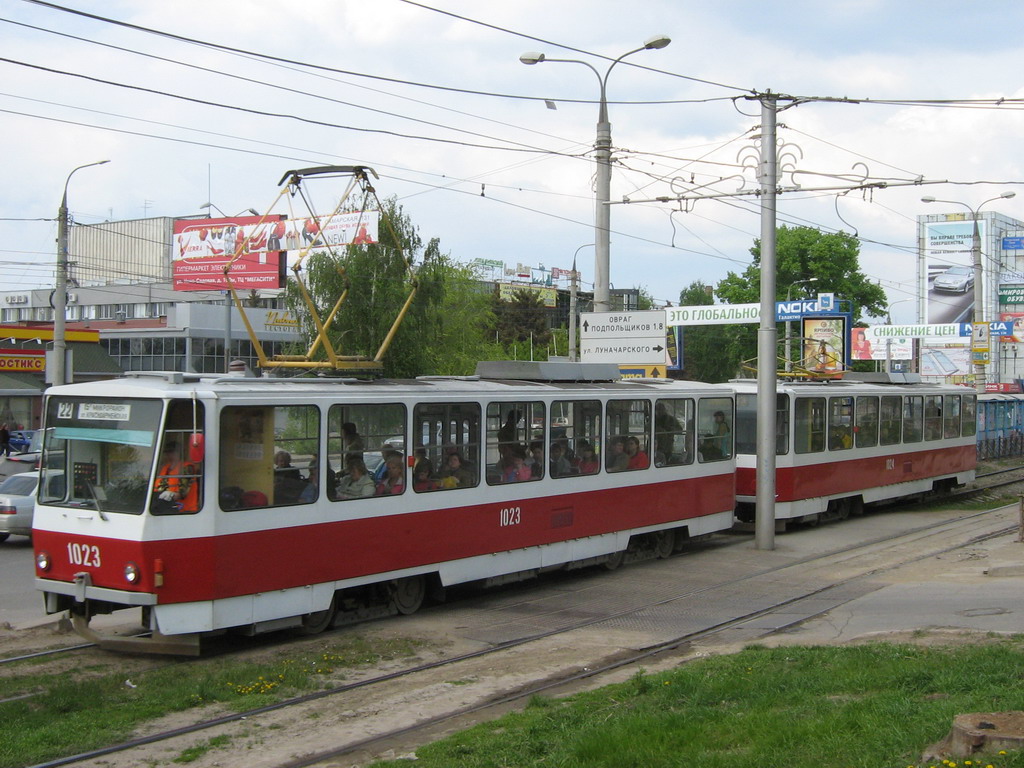 Самара, Tatra T6B5SU № 1023