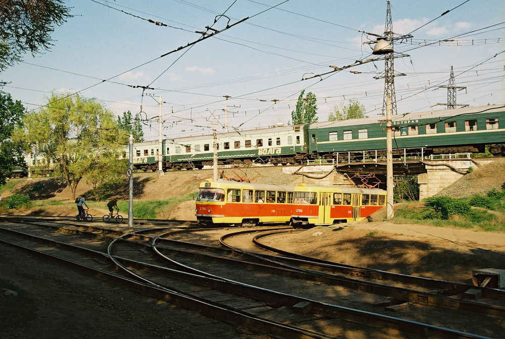 伏爾加格勒, Tatra T3SU # 2706; 伏爾加格勒, Tatra T3SU # 2709; 伏爾加格勒 — Tram lines: [2] Second depot — Center