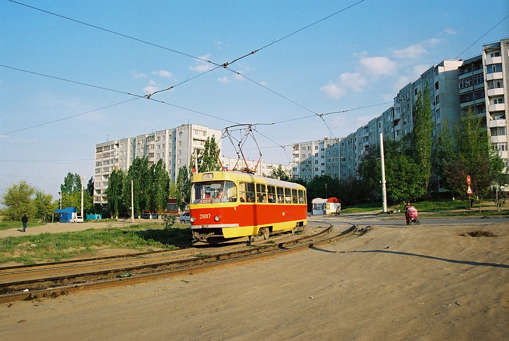 Волгоград, Tatra T3SU (двухдверная) № 2607
