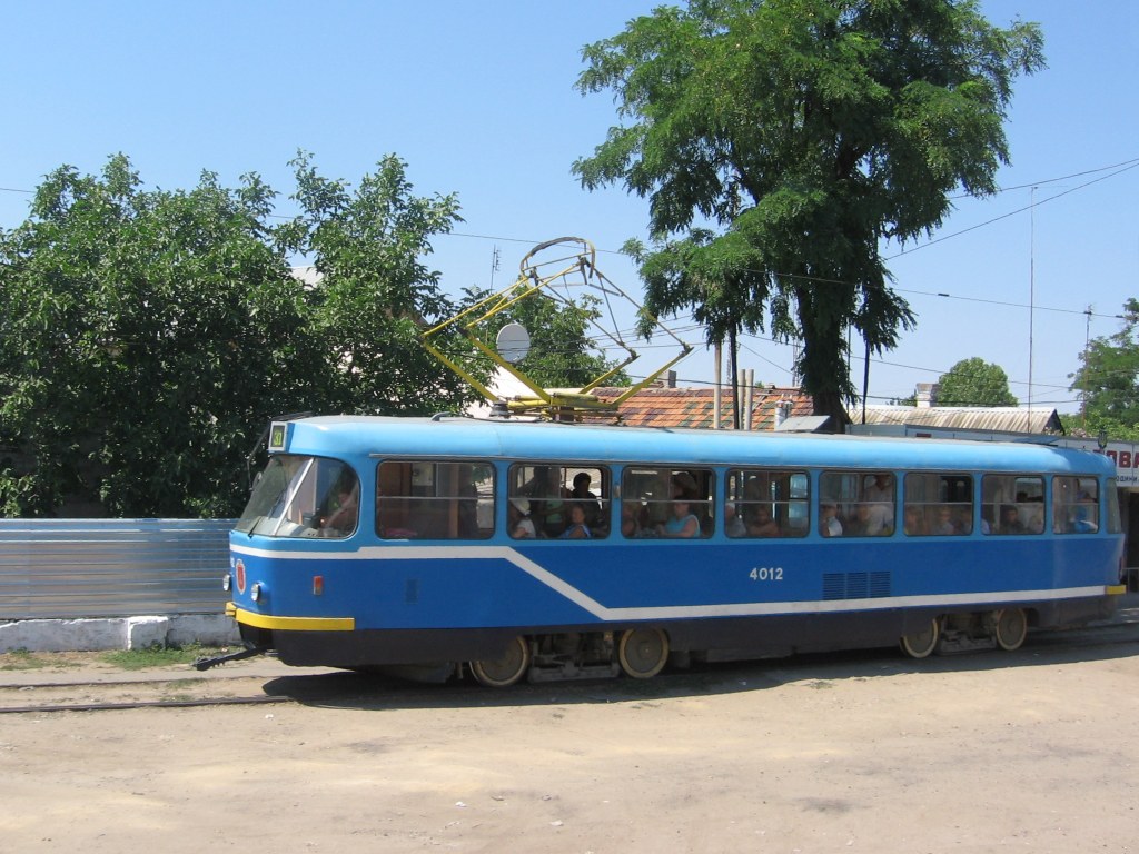 Одесса, Tatra T3R.P № 4012