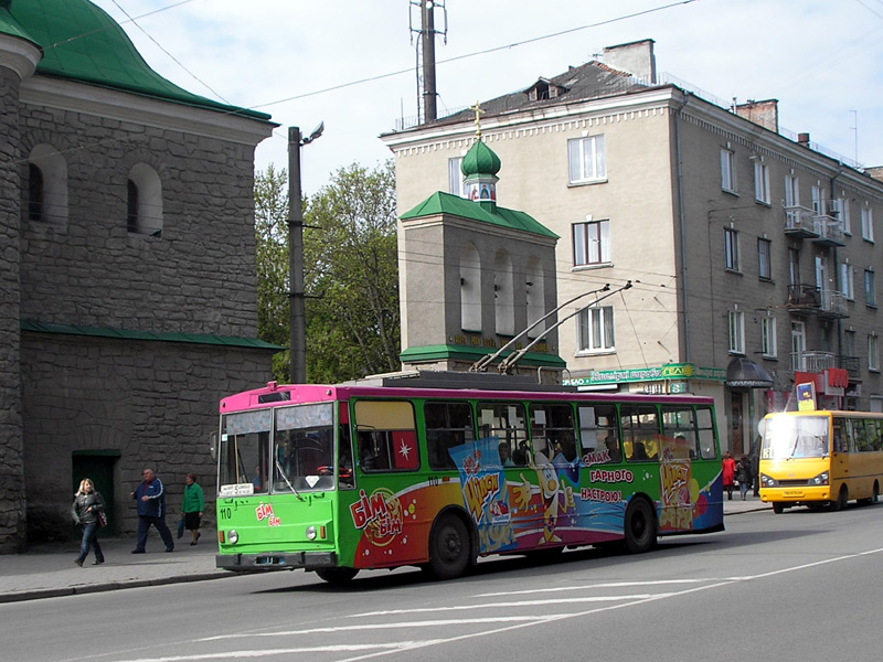 Тернополь, Škoda 14Tr02/6 № 110