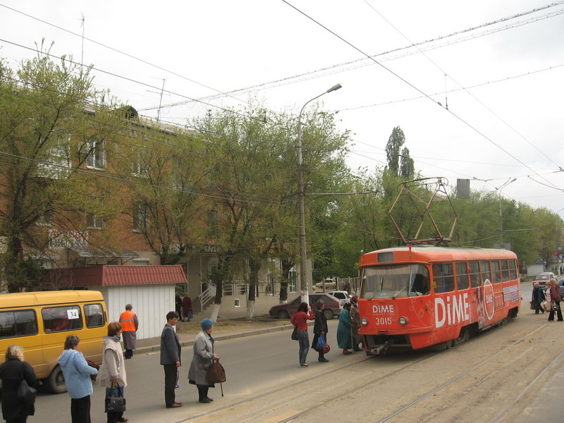 Volgograda, Tatra T3SU (2-door) № 3015